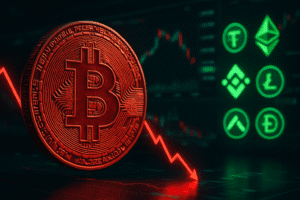 ¿Bitcoin está a punto de arrastrar todo el mercado cripto?